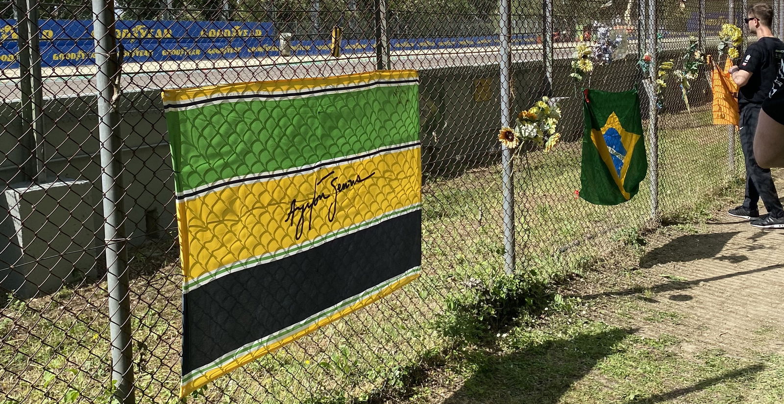 Tributes to Ayrton Senna at Imola